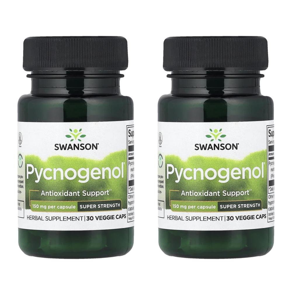 스완슨 피크노제놀 프랑스 해송 소나무 껍질 추출물 150mg Pycnogenol 30정 (2개) - 상품 이미지