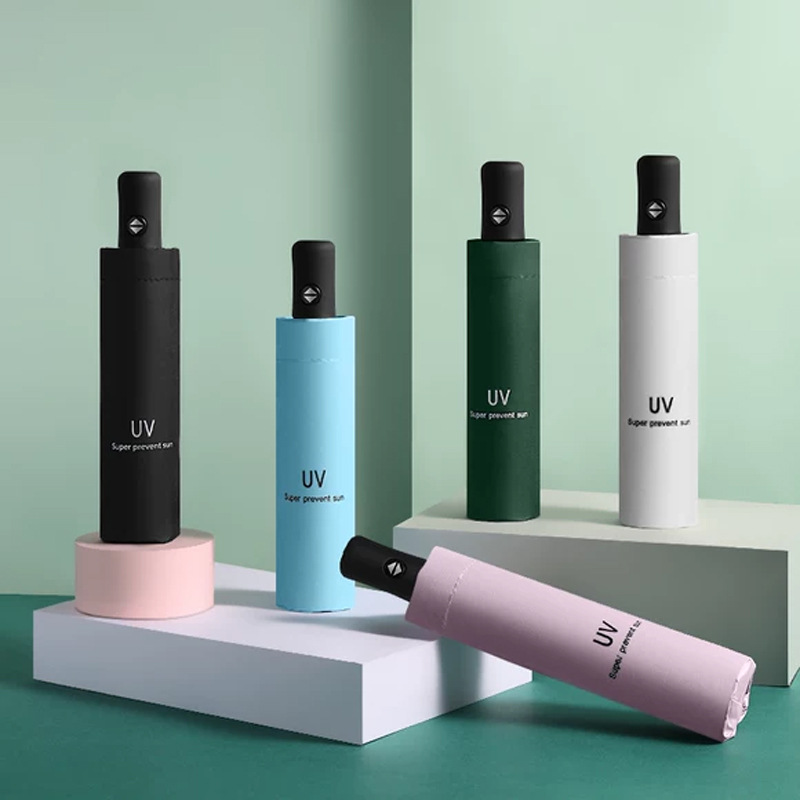 UV 완전 자동 우산 원터치 3단 접이식 양우산 암막 우양산 자외선차단