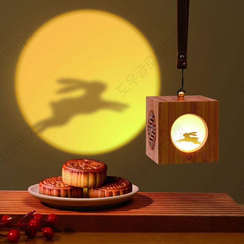 크리스마스 무드등 수면등 LED 무선 램프 식탁 소품 - 상품 이미지