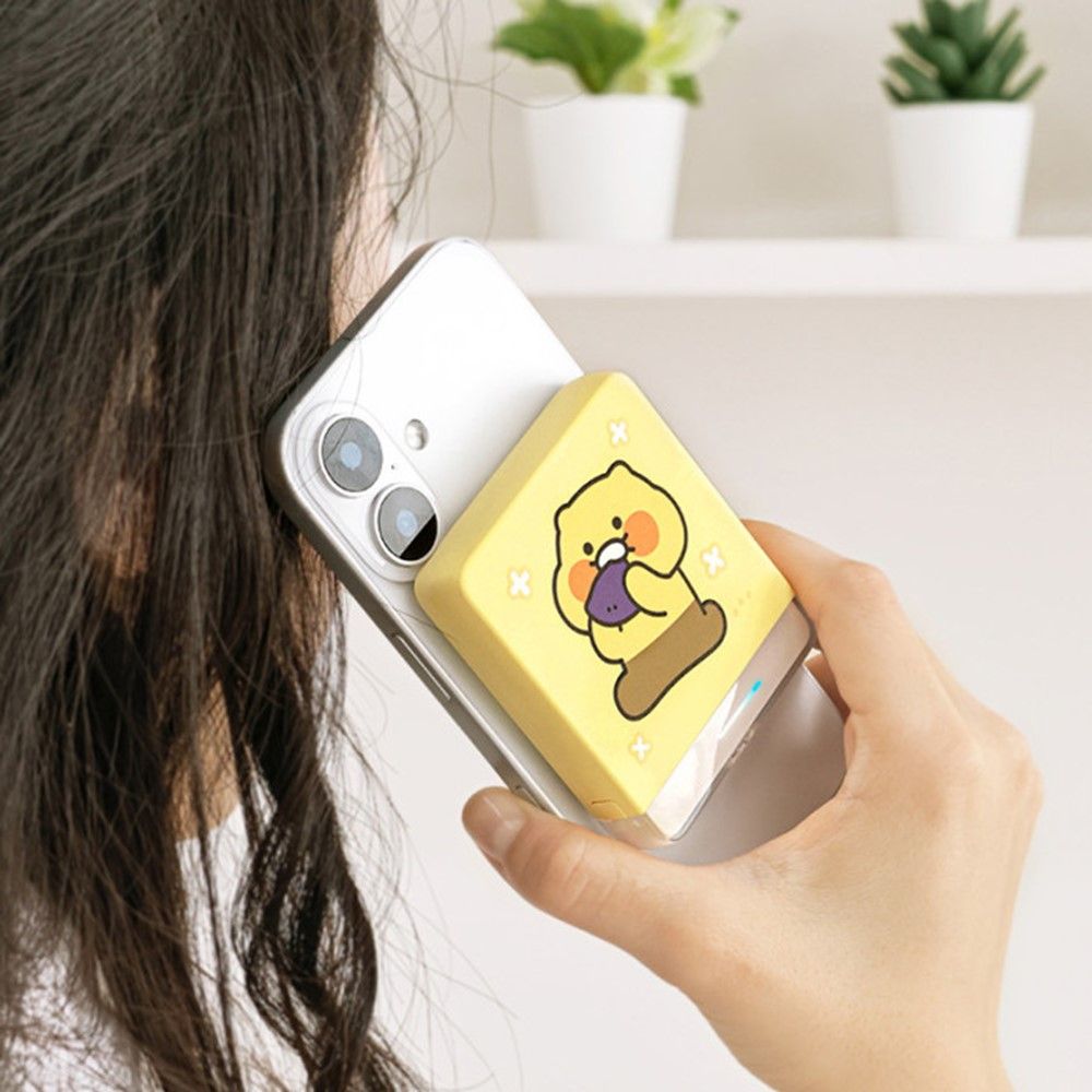 춘식이 보조배터리 15W 맥세이프 Z 폴드8 플립8 무선 고속 휴대용 5000 mAh 고구마 - 상세 이미지 2