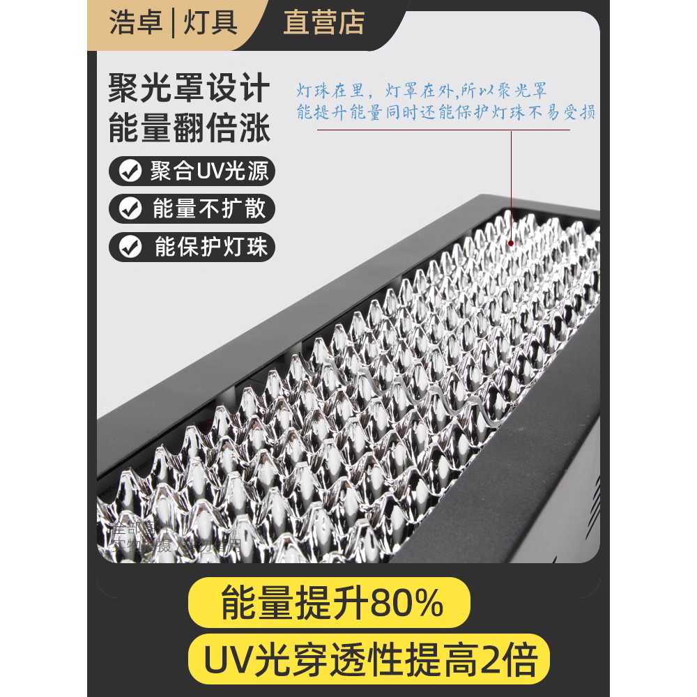 UV 경화기 조립 키트 레진 아트 공예 DIY 큐어링 장치 300W 고에너지 집중광(395nm) - 상세 이미지 2