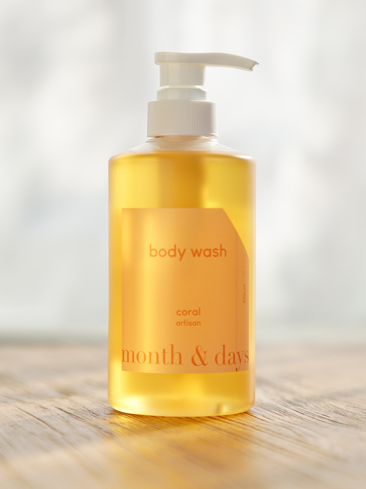 먼스앤데이즈 퍼퓸케어 바디워시 코랄(감귤과허브향), 500ml, 1개 이미지 2