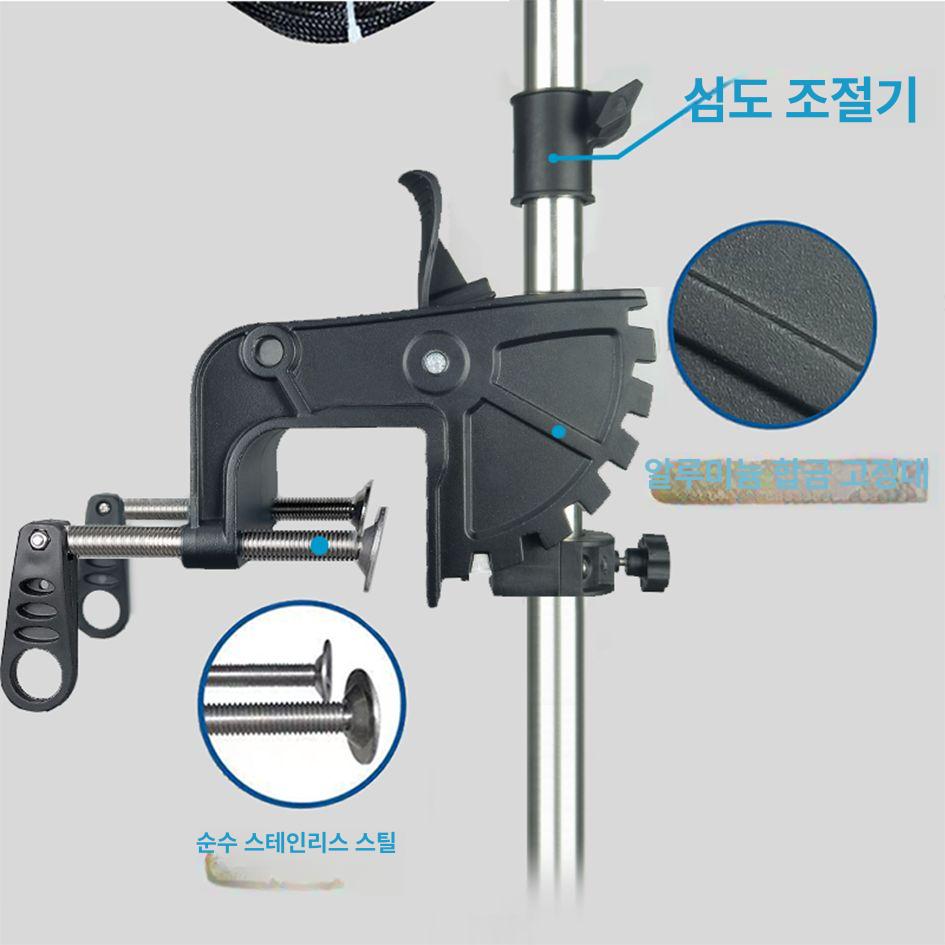 하스윙 2마력 가이드모터 추진기 보트 선외기 12V24V 도난 P220 2000kg - 상세 이미지 4