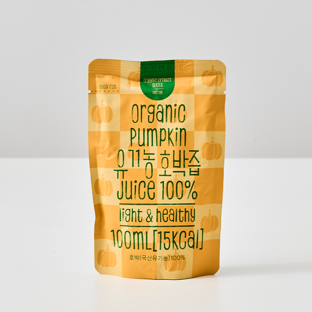 예찬원 순수 유기농 호박즙 (100ml X 12포) 이미지 6