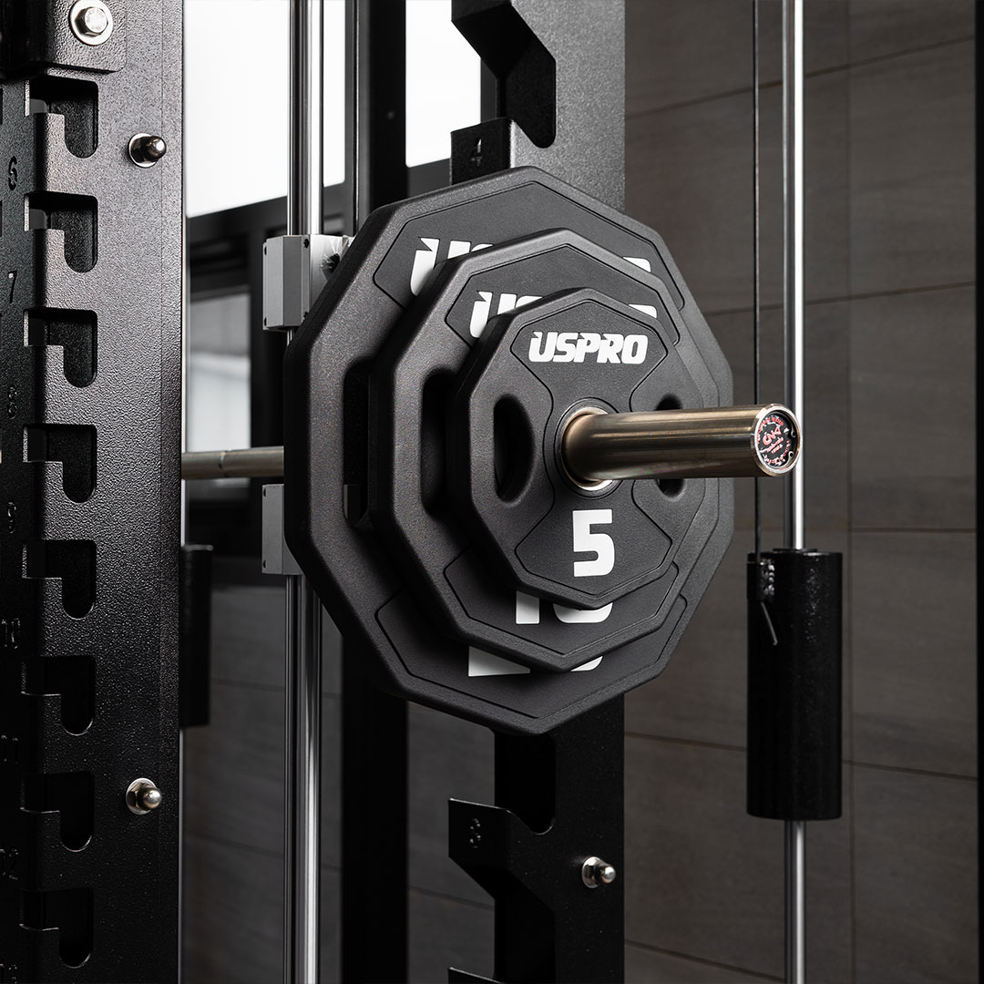 USPRO 우레탄 중량 원판 2.5kg 10각 바벨 플레이트 - 상세 이미지 4