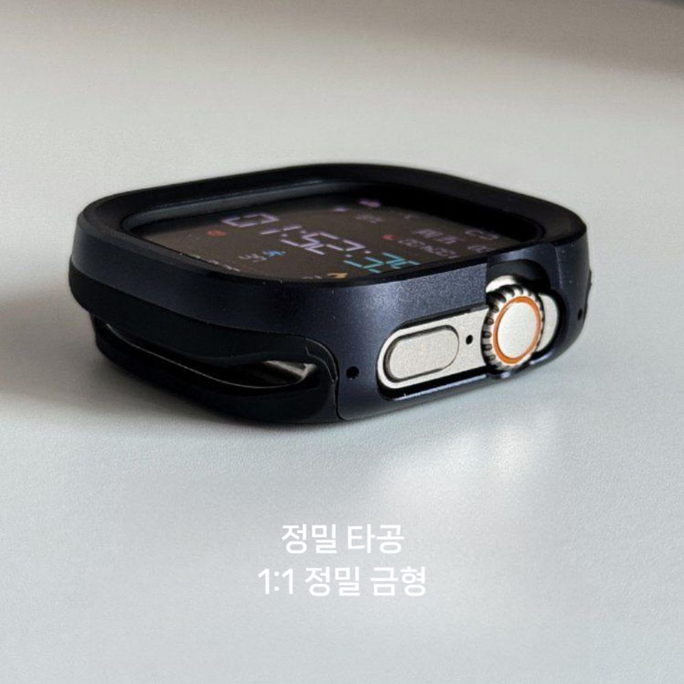 애플워치11 울트라3 se3 알루미늄 합금 티타늄 보호 케이스 실리콘 메탈 풀커버 - 상세 이미지 5