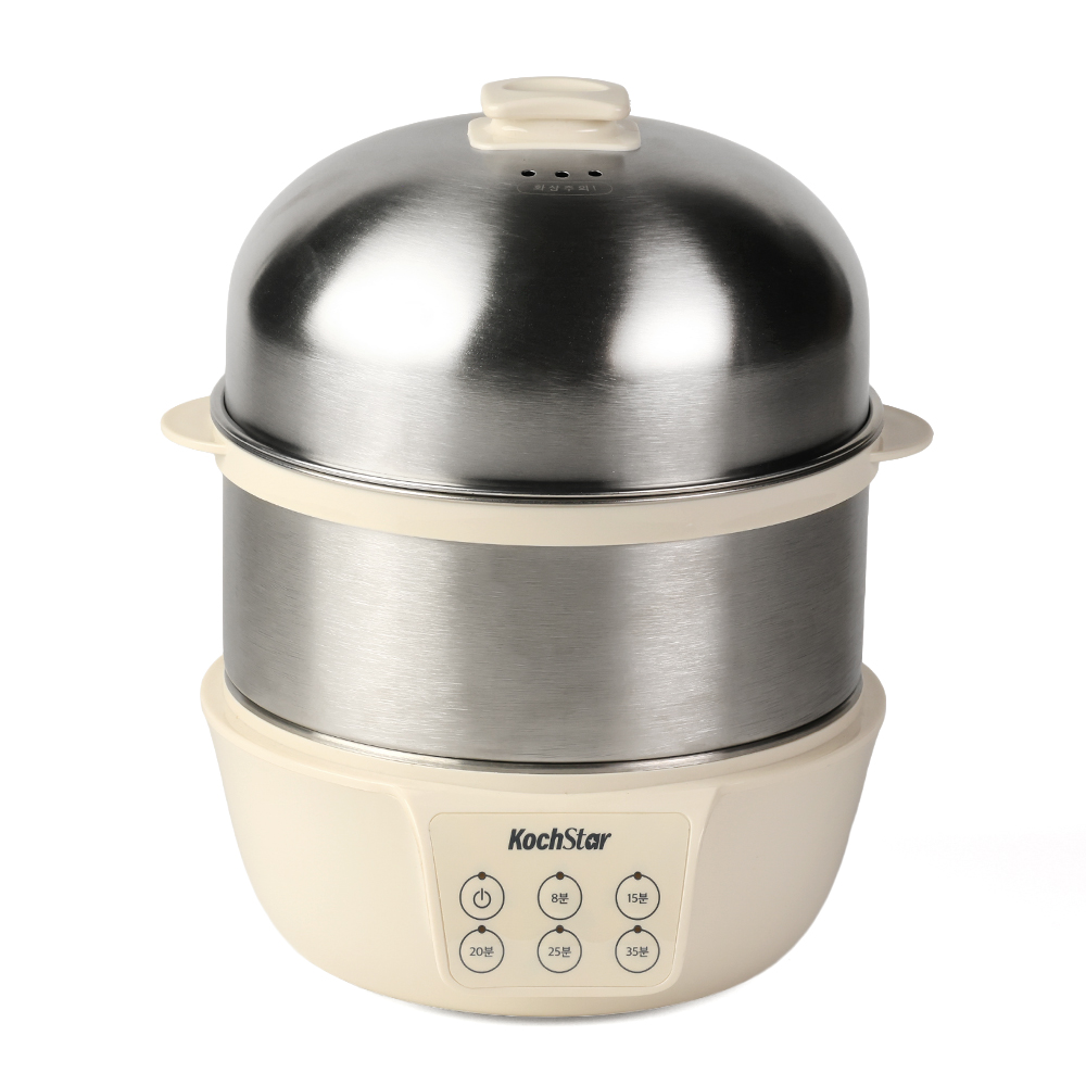 콕스타 올인원 멀티 스텐 멀티쿠커 전기 찜기 계란 고구마 호빵 스팀기 NKTMS-1000