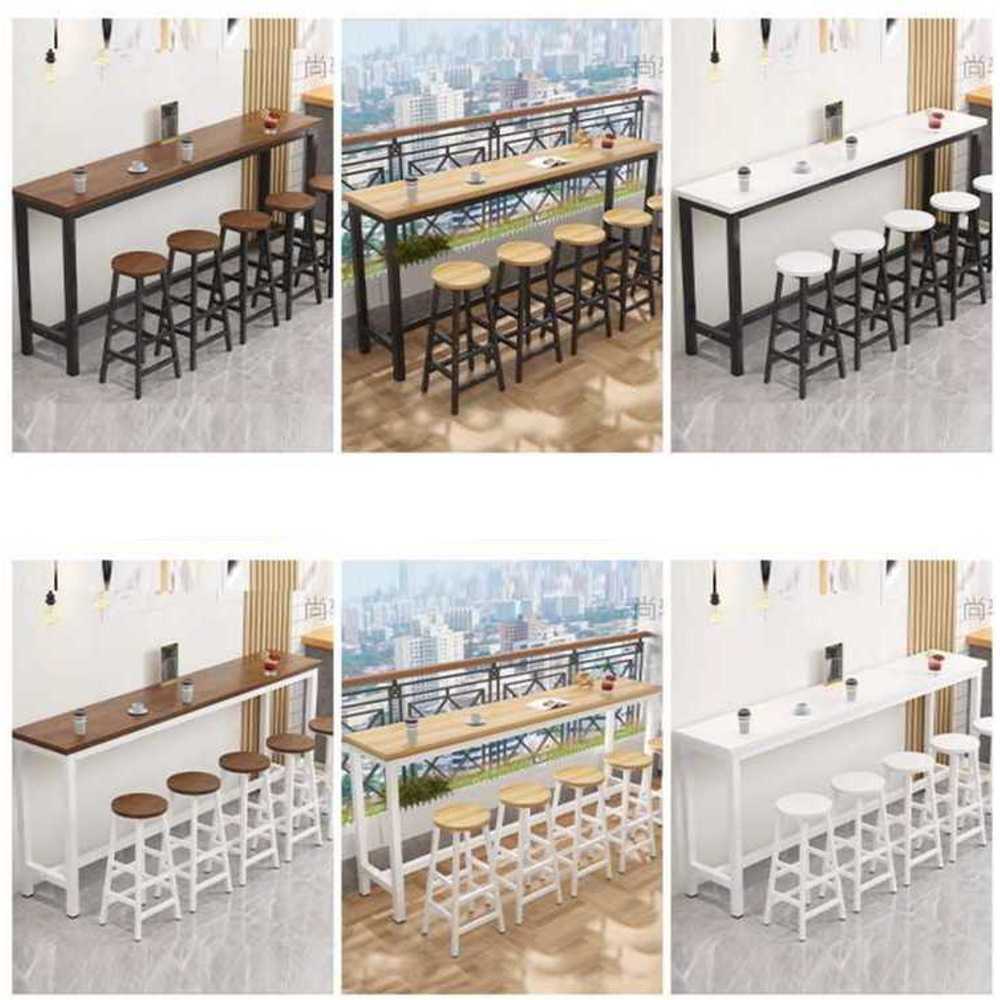 원목 아일랜드 식탁 바테이블 주방 인테리어 가구 100x30x105cm - 상세 이미지 4