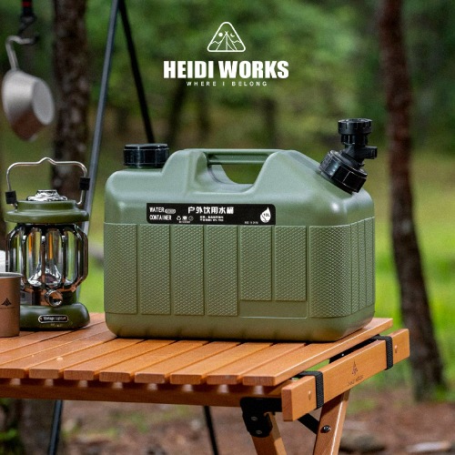 하이디웍스 대용량 식수통 캠핑 물통 10L 워터저그