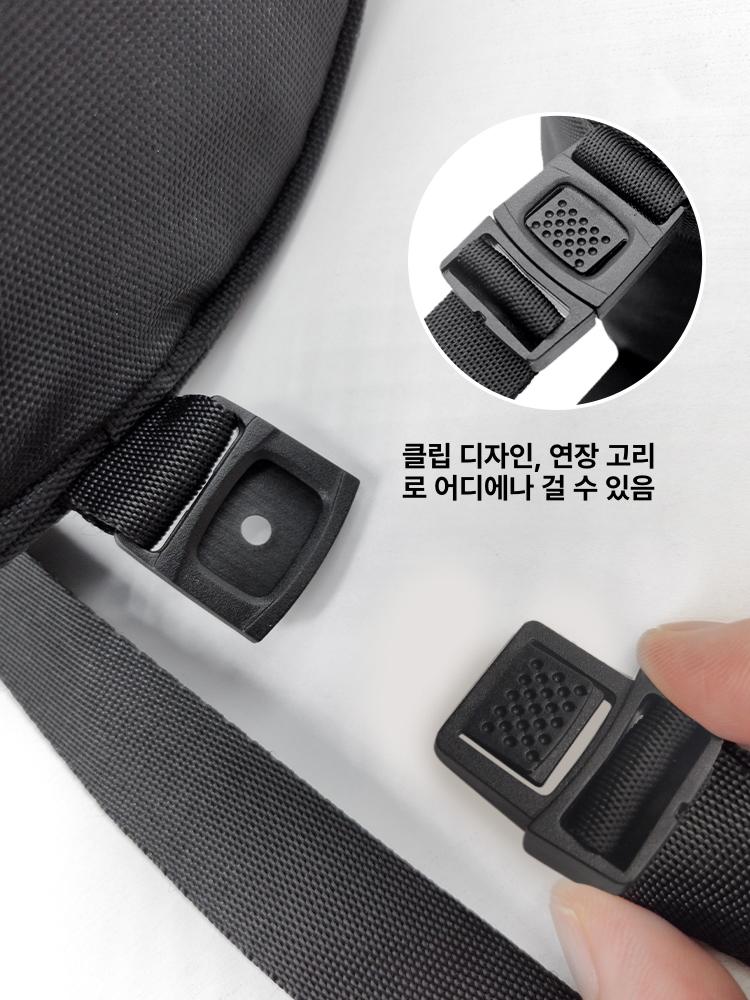 차량용 방수 롤휴지걸이팩 캠핑 여행 두루마리휴지커버 블랙 롤 휴지통 - 상세 이미지 4