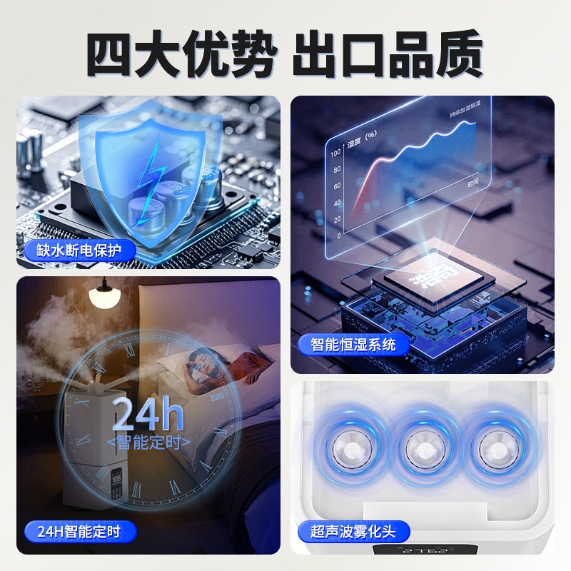 야채가습기 채소 분사기 선도유지 안개 대용량 마트 업소용 코너 - 상세 이미지 3