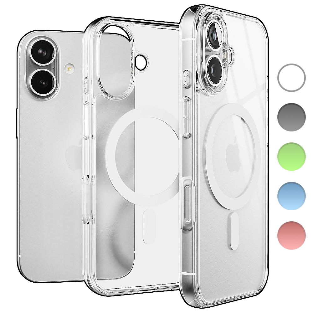 빅쏘 띠부띠부 5가지 컬러 범퍼 맥세이프 케이스 투명, 아이폰17 - 상품 이미지