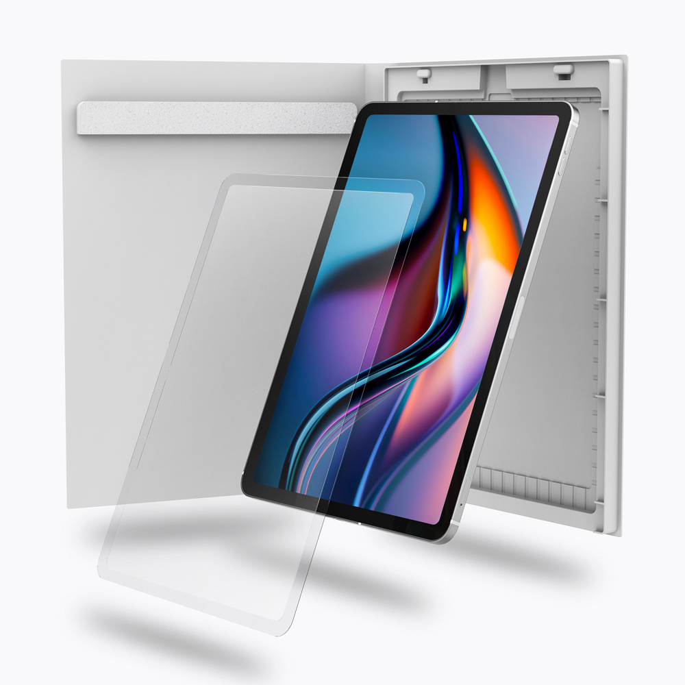 지니비 나노텍스처 글래스 AR 초저반사 강화유리 필름 아이패드 에어 33cm(13인치) M2 6세대, 1매입 - 상세 이미지 2