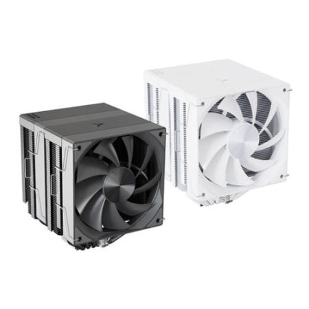 앱코 타이폰 듀얼타워 DT120X6 CPU 쿨러 화이트