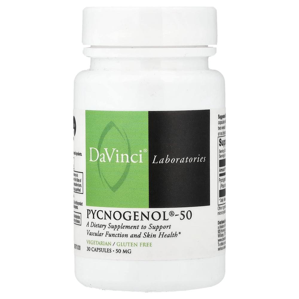 다비치 피크노제놀 프랑스 해송 소나무 껍질 추출물 50mg Pycnogenol 30정 - 상품 이미지