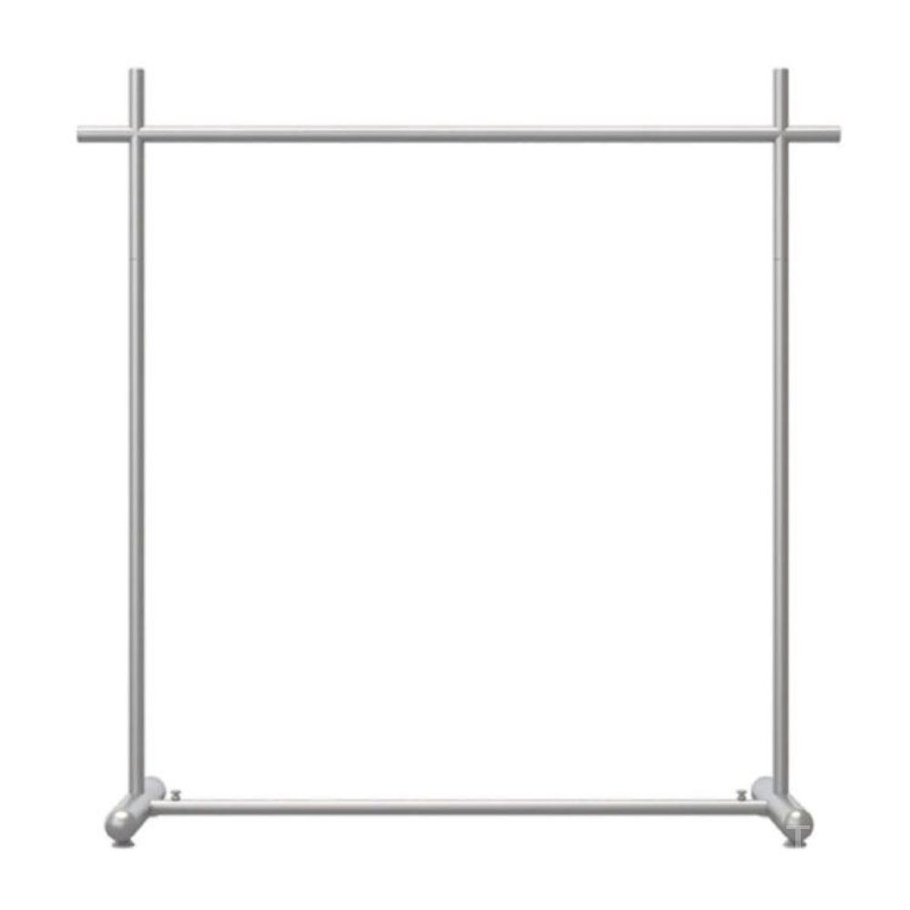 의류 매장 옷걸이 행거 시스템 코너 선반 옷가게 미니멀 스테인리스 원형관 100x135cm - 상세 이미지 3