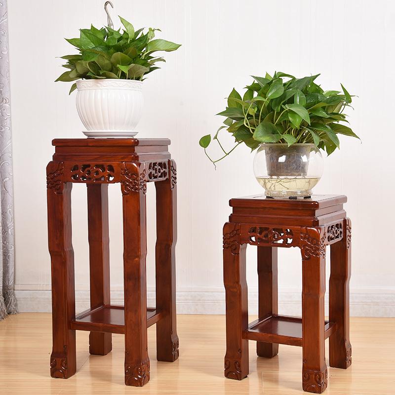 분재 스탠드 분재좌대 돌 화분 철제 화병 식당 진열대 받침대 선반 A 월넛 30cm 80cm A - 상세 이미지 4
