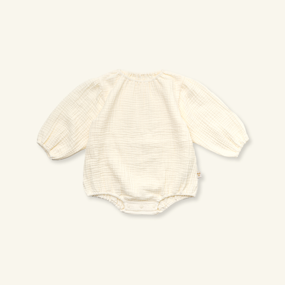 유럽풍 아기 옷 빌리 크림 바디수트 (6m-18m) 아기실내복 신생아옷 출산선물 아기선물