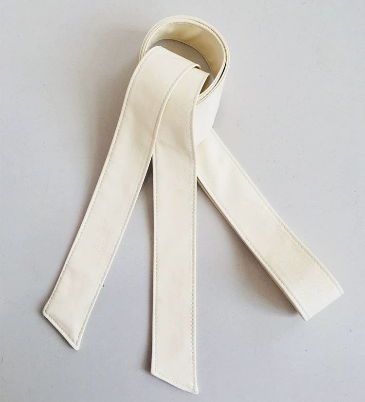 코디 원피스 코트 가죽 엄마룩 벨트 여성 악세사리 코디 겨울코드 스트랩 블랙 3cm - 상세 이미지 3