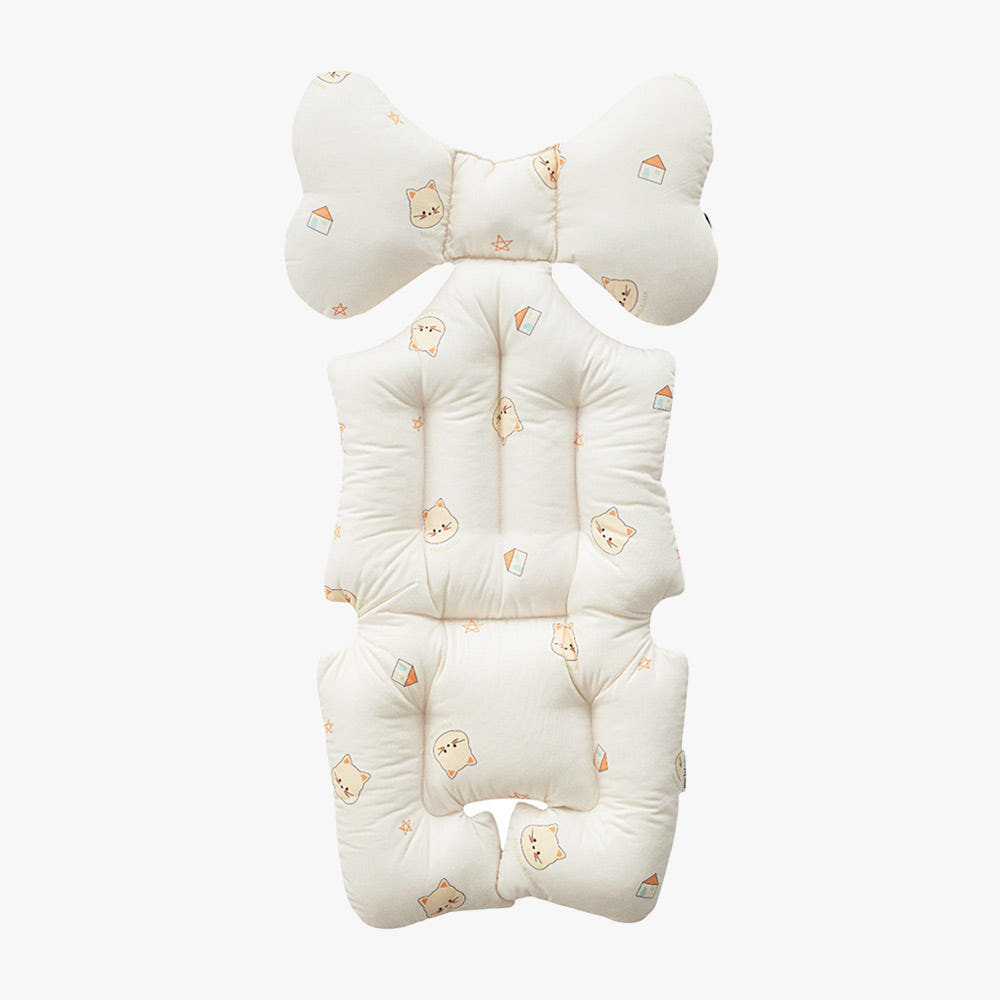 마롤로뜨 유모차 라이너 면 모달 신생아 카시트 쿠션 통통 양면 쿨시트 빌리지 양양이