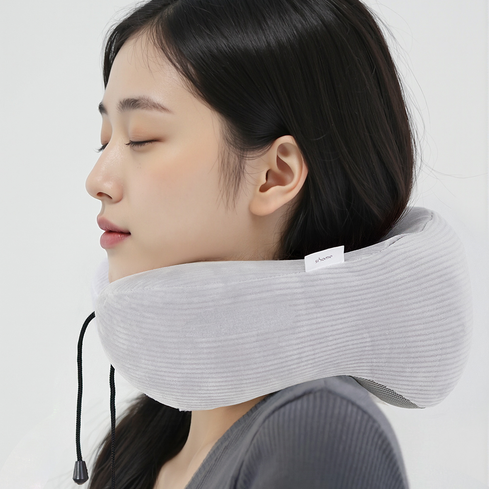 시홈 기내용 목베개 비행기 여행용 휴대용 메모리폼