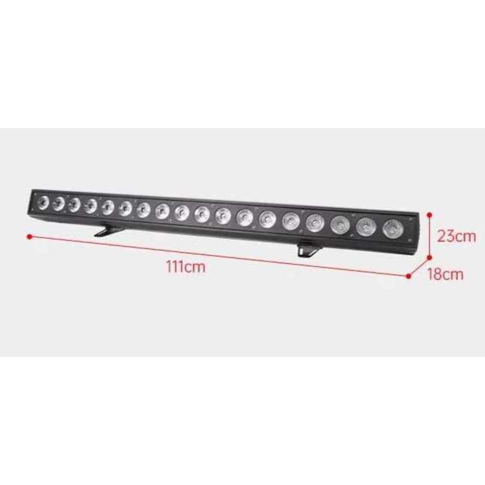LED 바조명 인테리어 간접 조명 무드등 거실 야외 LED 투광등 18구 (블랙) - 상세 이미지 3