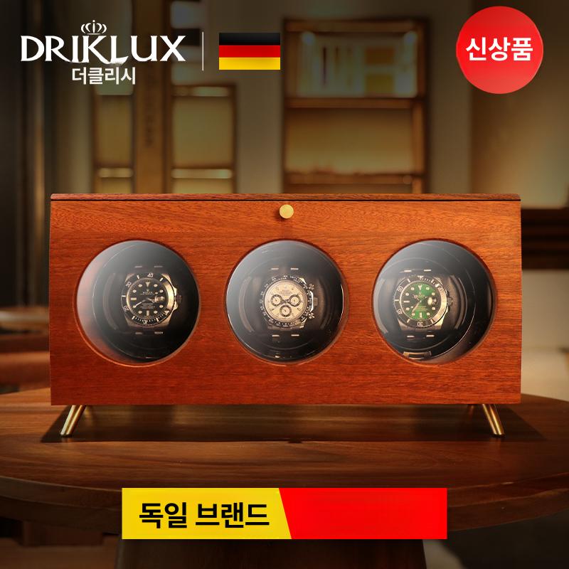시계 와인더 회전 수납함 진열장 LED 무소음 독일 2 슬롯 - 상세 이미지 2