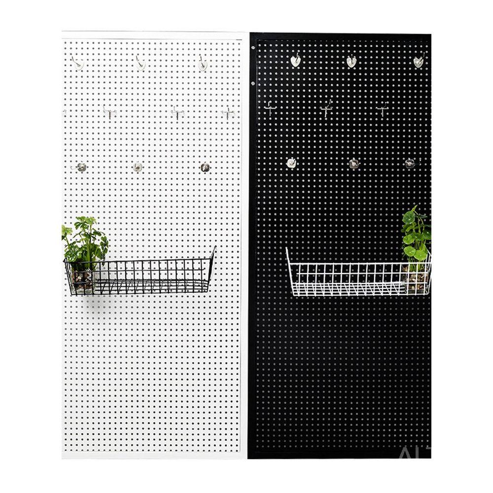 홀보드 벽걸이 휴대폰 액세서리 벽 선반 디스플레이 100x60cm+후크 10개 - 상세 이미지 3