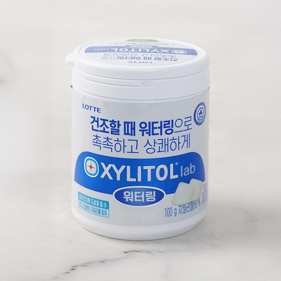 메가마트 롯데웰푸드 자일리톨 lab 워터링 용기 100g - 상품 이미지