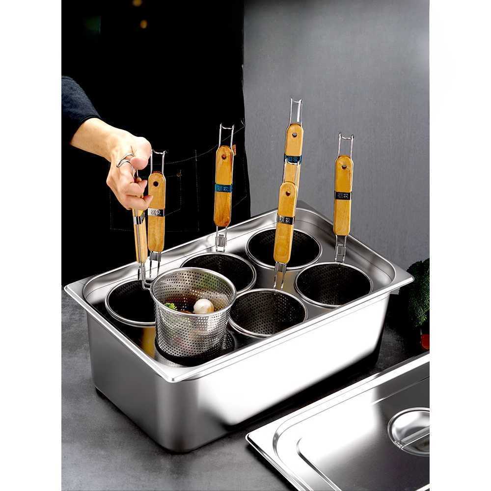 해면기 업소용 식당 제면 반죽 국수 제조 장비 라멘 2구 사각 냄비+2구 - 상세 이미지 4