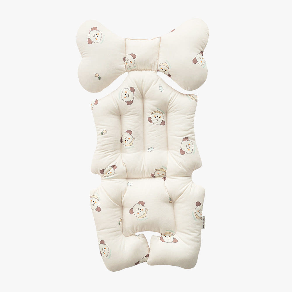 마롤로뜨 유모차 라이너 면 모달 신생아 카시트 쿠션 통통 양면 쿨시트 빌리지 양양이