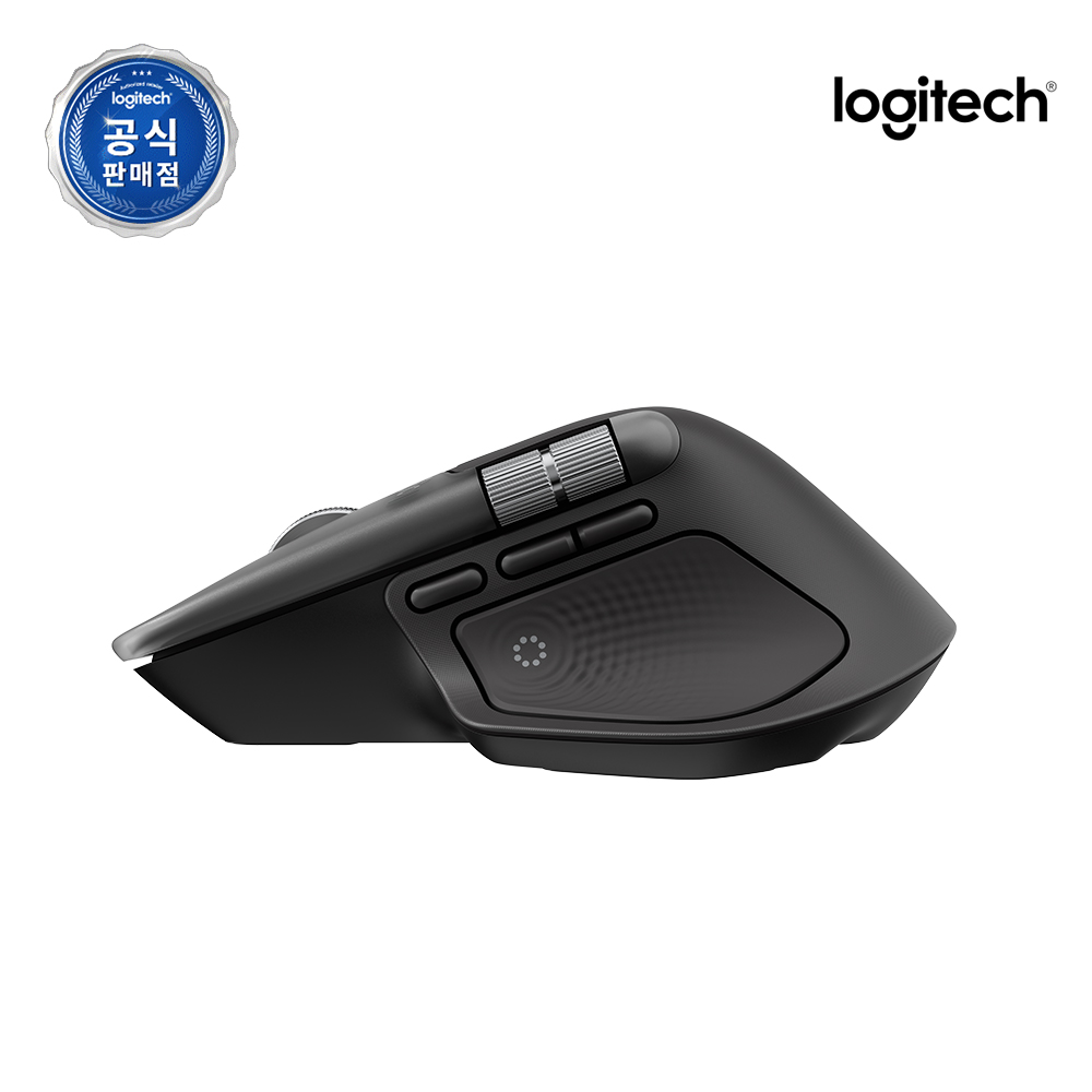 로지텍코리아 MX MASTER 4 FOR MAC 블루투스 무선 마우스 스페이스블랙