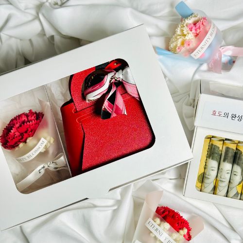 카네이션 비누꽃용돈박스 현금 넣는 엄마 용돈 이벤트