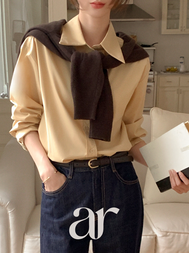 [자체제작] 데일리 더블 스티치 스탠다드 셔츠 bs8410 - 상세 이미지 4