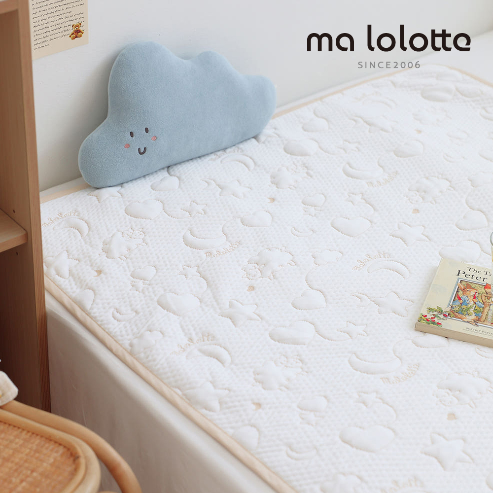 마롤로뜨 아기쿨매트 슈퍼싱글 ss 쿠시노 호환 듀라론 냉감 침대패드 여름 이불 크리미드림 제품 이미지