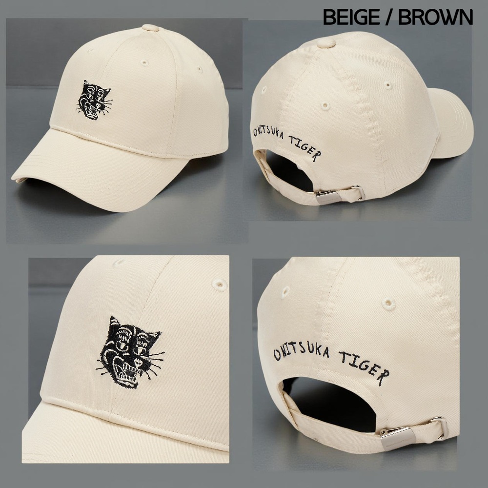 오니츠카타이거 호랑이 자수 볼캡 모자 야구모자 3183B120 OFF WHITE - 상세 이미지 2