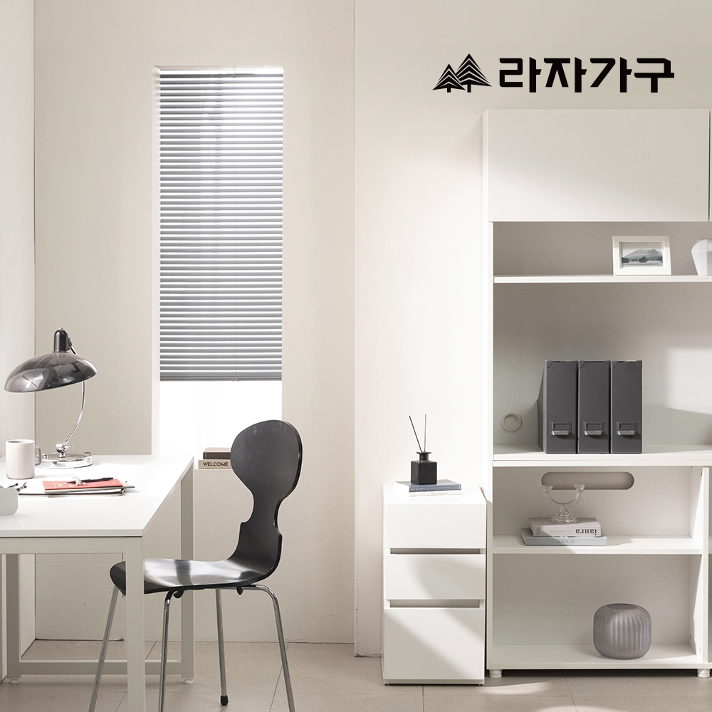 라자가구 리암 화이트 스터디 3단 서랍장 학생 서재 사무실