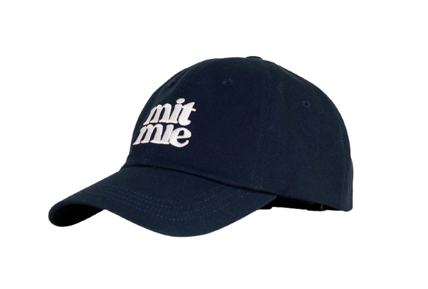밋미 모자 볼캡 mitmie basic ball cap (navy) - 메인 이미지