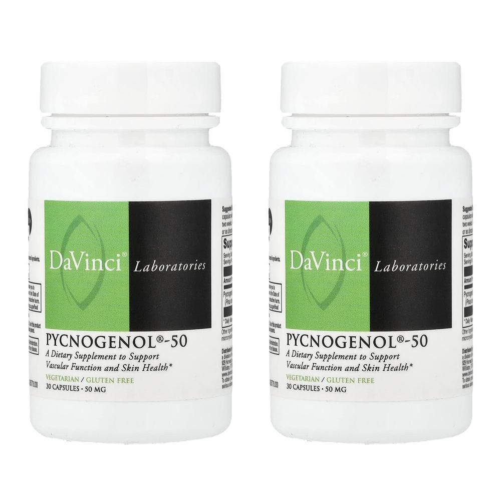 다비치 피크노제놀 프랑스 해송 소나무 껍질 추출물 50mg Pycnogenol 30정 (2개) - 상품 이미지