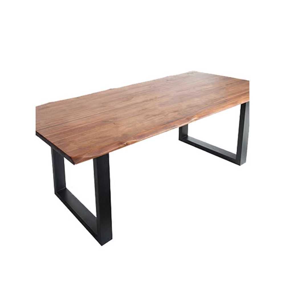 원목 우드슬랩 테이블 거실 카페 감성 식탁 가구 180x80x75cm - 상품 이미지