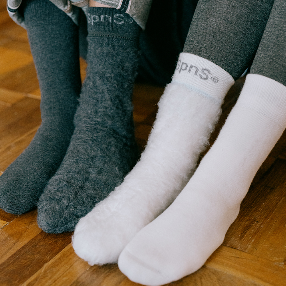 2켤레 메리노 울 양털 기모양말 남녀 겨울 방한 발열양말 무압박 N배송