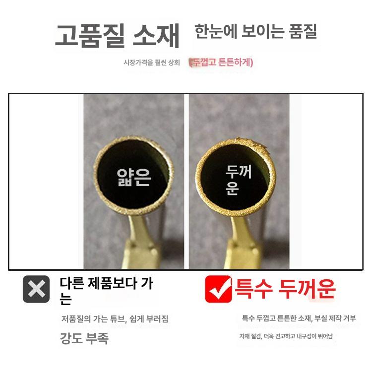 옷가게 행거 높은 대형 이동식 헹거 파이프 스텐 실버 나노골드 150x42x150 - 상세 이미지 3