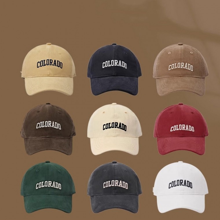 COLORADO 캡모자 볼캡 야구모자 깊은 대두 빈티지 러닝 등산 골프 남여공용 - 상품 이미지