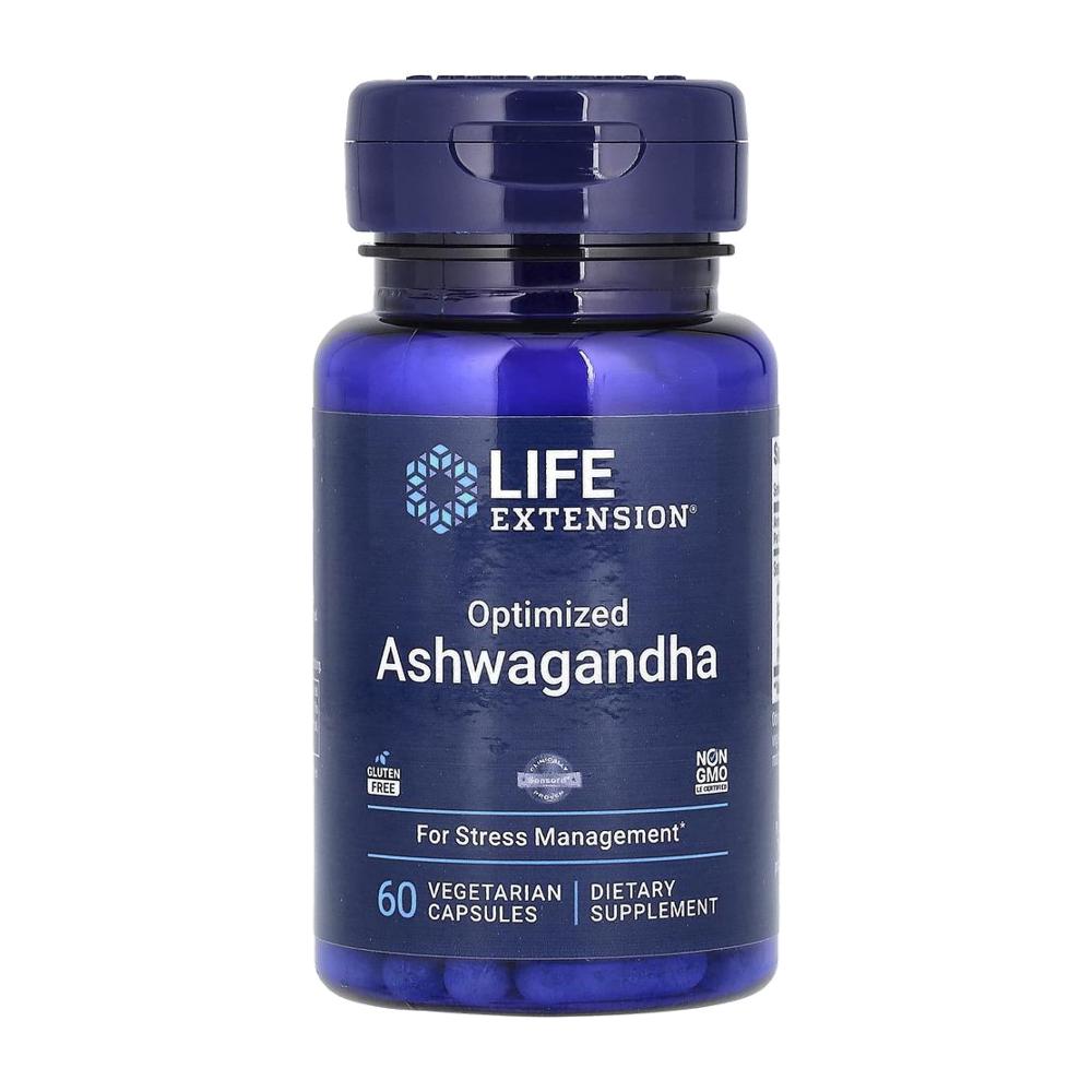 라이프익스텐션 아슈와간다 추출물 Ashwagandha 60정 - 상품 이미지