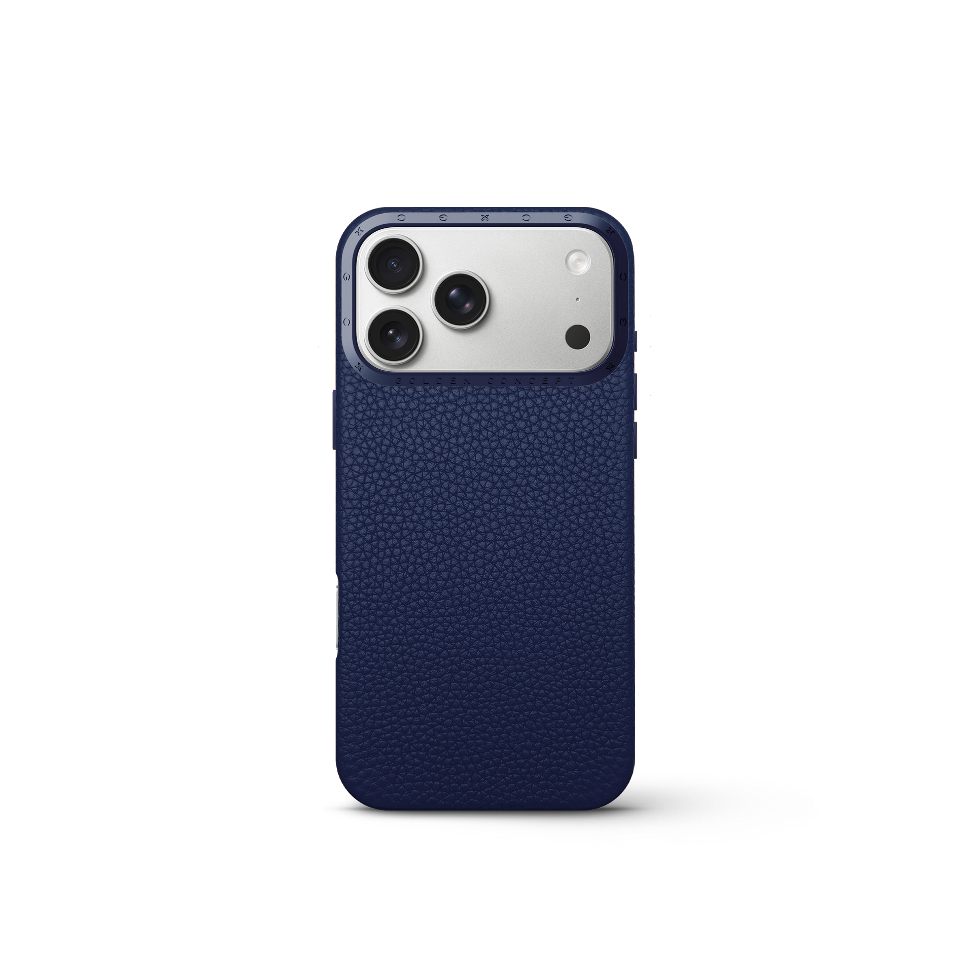 골든컨셉 아이폰17 케이스 - Full Grain Leather - Midnight Blue - 상세 이미지 2