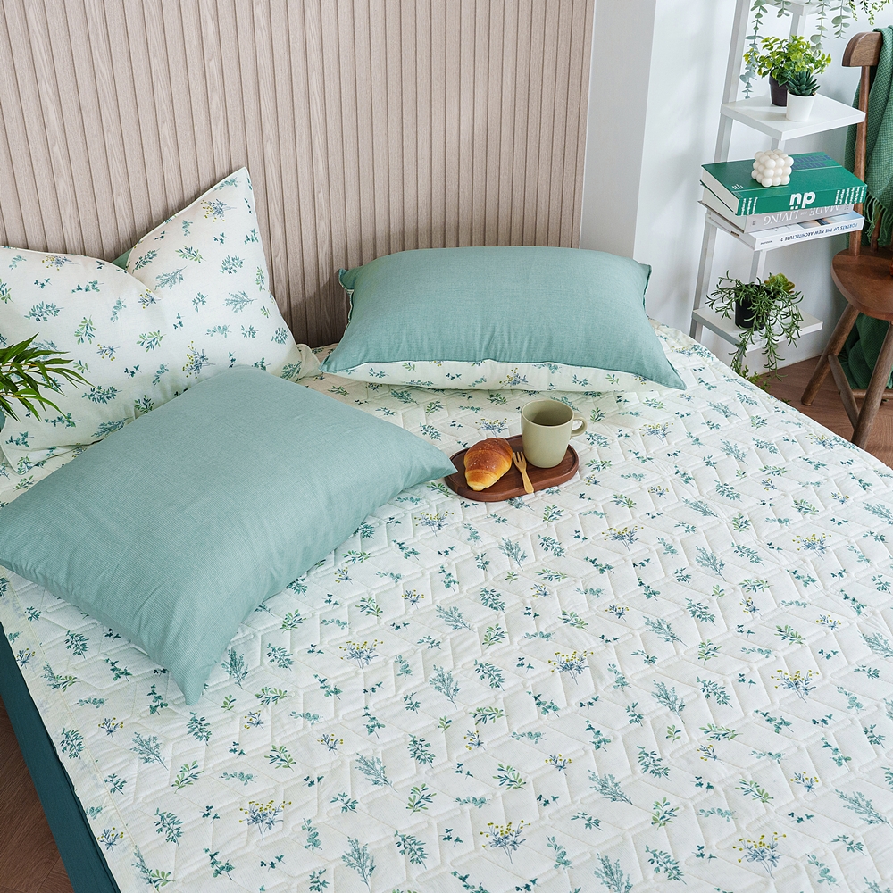 나라데코 100% 텐셀 모달 패드 꽃 사계절 밴딩 침대패드 SS