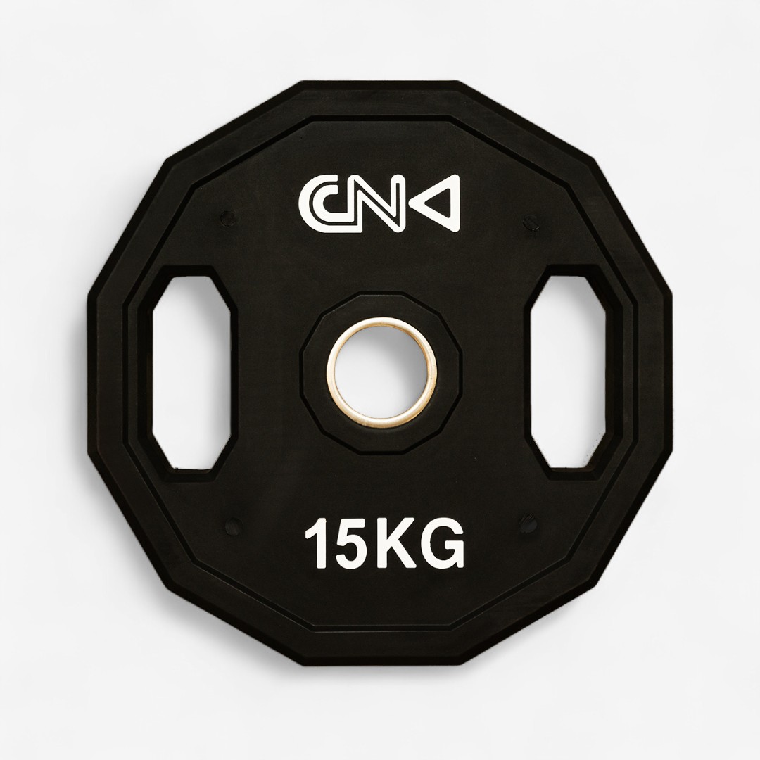 씨앤케이 우레탄 10각 원판 15kg, 1개 - 상품 이미지