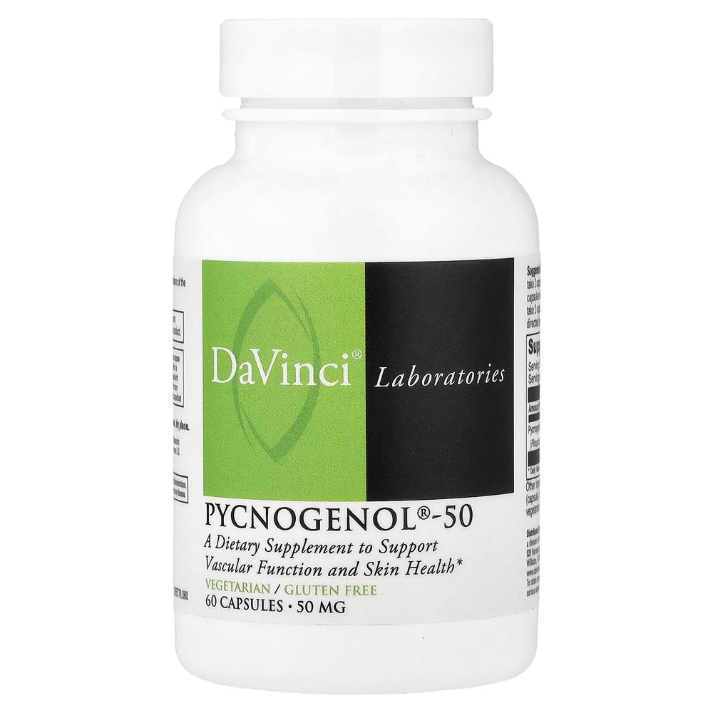 다비치 피크노제놀 프랑스 해송 소나무 껍질 추출물 50mg Pycnogenol 60정 - 상품 이미지