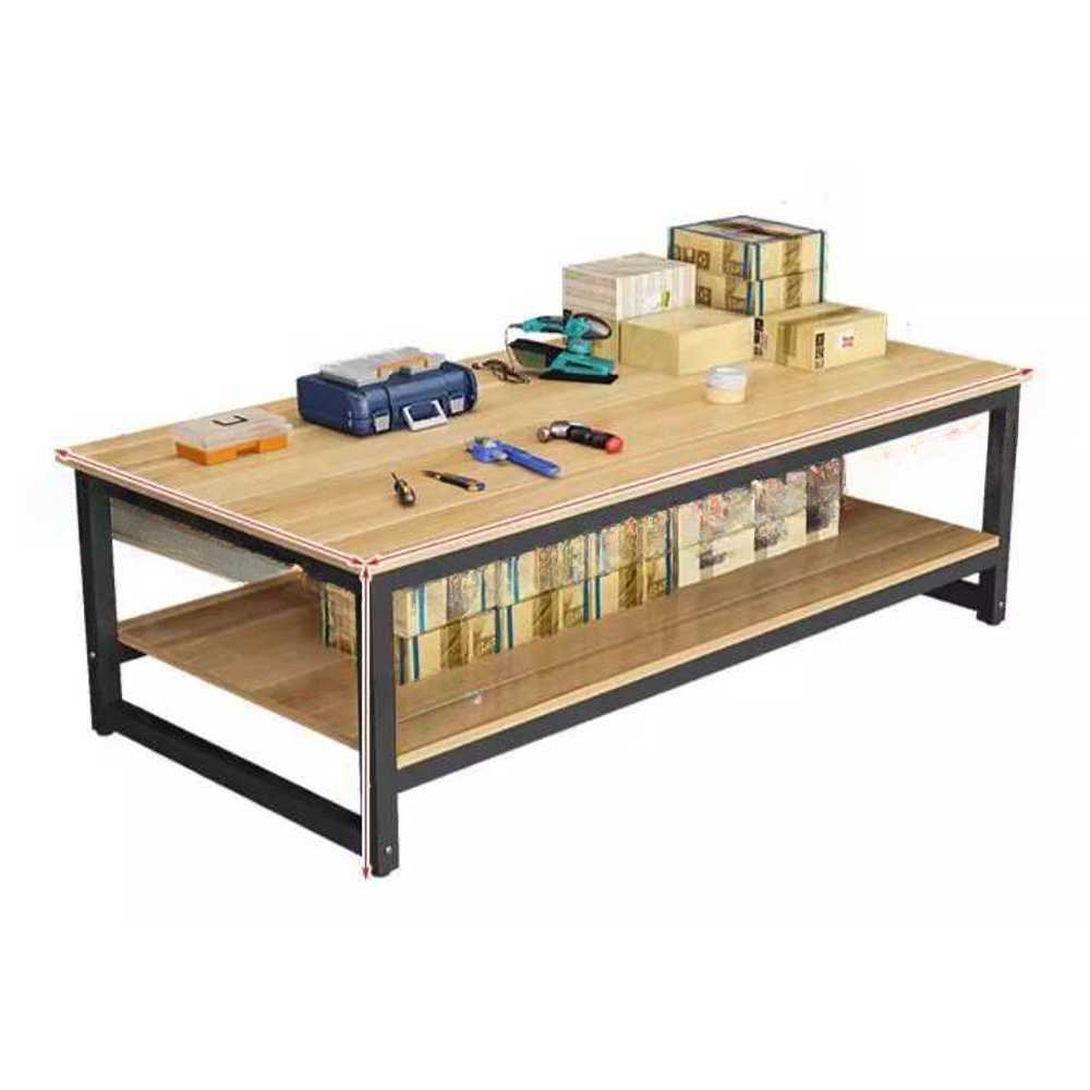 작업대 테이블 대형 철제 목공 공방 조립용 작업대 120x60x75cm + 단일 - 상품 이미지