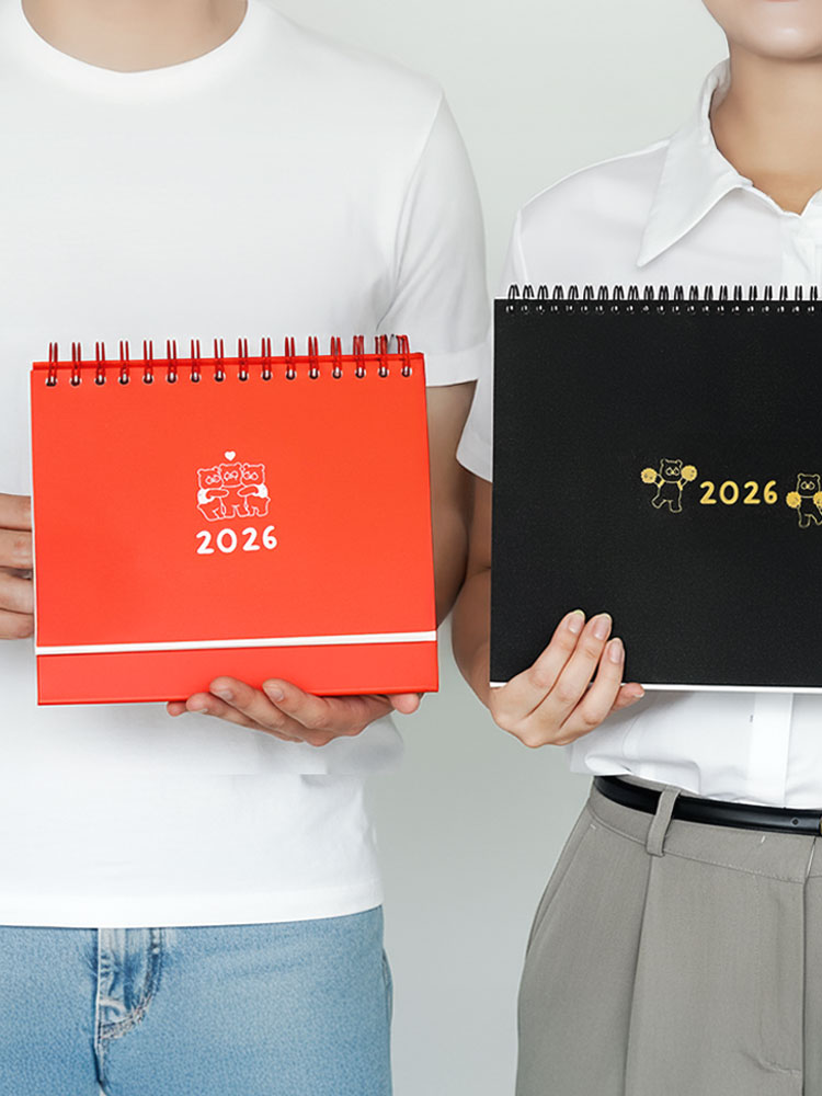 2026년 누워있는곰부 위클리 체크리스트 스터디플래너 먼슬리 스케줄러 다이어리